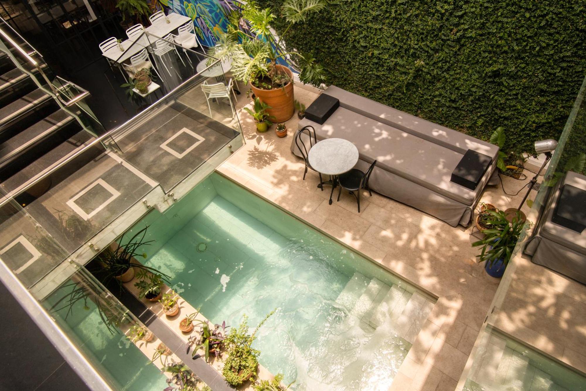 Cosmopolitano Hotel Boutique Санта-Крус-де-ла-Сьєрра Екстер'єр фото The pool at the hotel
