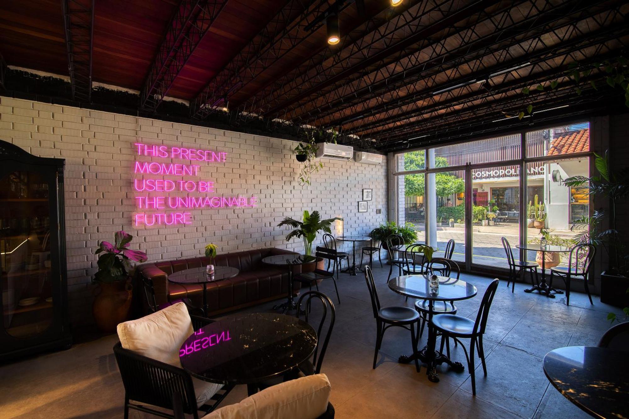 Cosmopolitano Hotel Boutique Санта-Крус-де-ла-Сьєрра Екстер'єр фото Interior of the restaurant